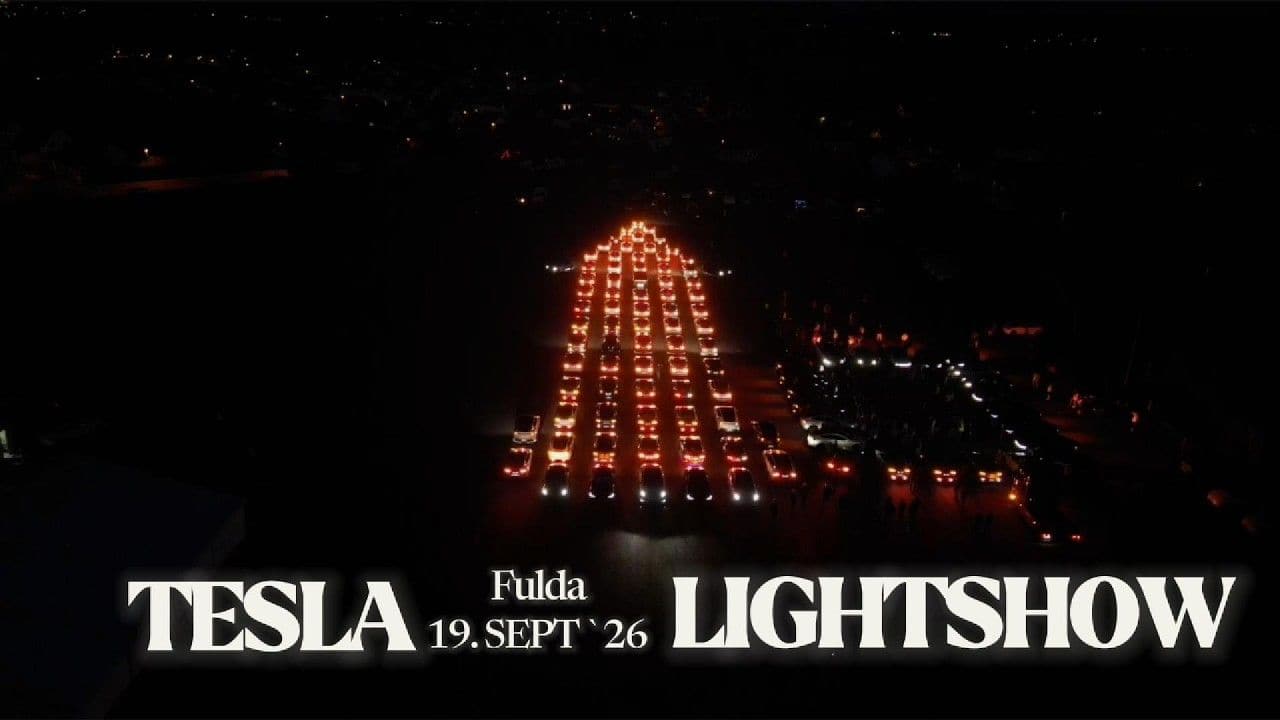 Vorschaubild zum Video: Video: RealRusty auf YouTube, Lightshow der Elektrischen Community in Fulda am 19. September 2026